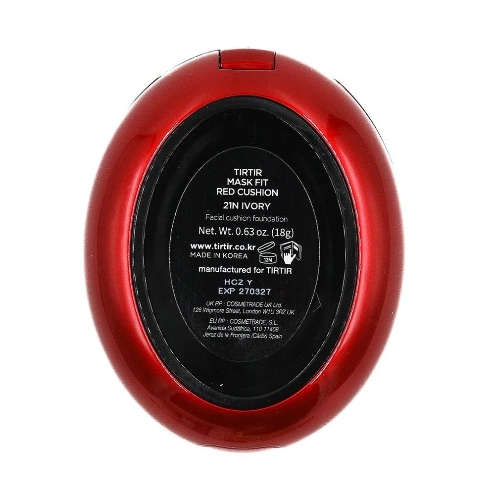 TIRTIR - Mask Fit Red Cushion Facial Cushion Foundation - 21N Ivory - 0.63 oz